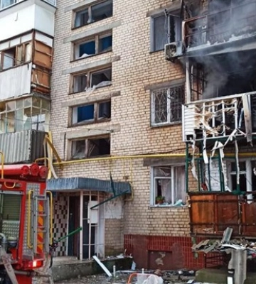 ОП: РФ обстреляла здание Красного Креста в Херсоне
