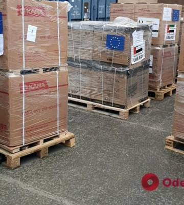 Одещина отримала партію генераторів з ОАЕ
