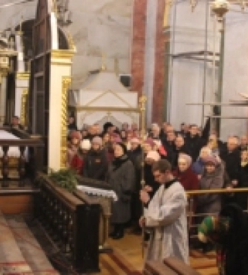 У Луцьку в соборі Святої Трійці відбулося різдвяне богослужіння
