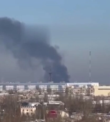 У Донецьку &quot;бавовна&quot; у районі металопрокатного заводу: піднявся чорний дим