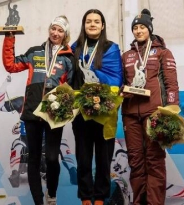 Юліанна Туницька з Полтавщини вперше в історії України виграла чемпіонат світу з санного спорту