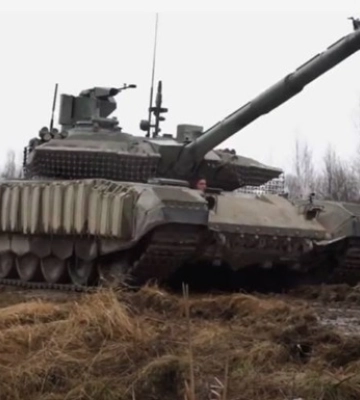 З&#039;явилося відео, як ЗСУ знищили найкращий танк окупантів