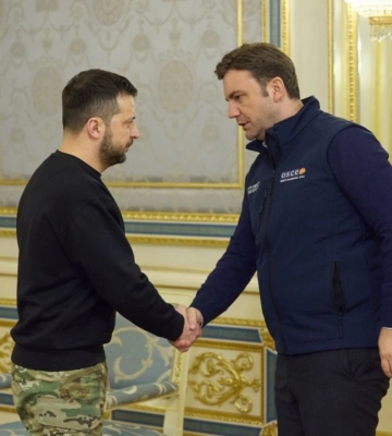 Давление на РФ и ключевые проблемы: Зеленский провел переговоры с главой ОБСЕ