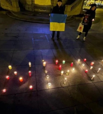 У різних країнах Європи відбулися акції в пам’ять про загиблих у Дніпрі (ФОТО)