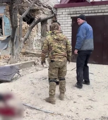 Наслідки атак РФ на Херсон (відео)
