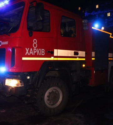 На пожаре в Харькове двое отравились угарным газом, в области есть погибший