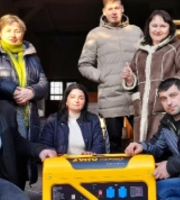 Волинський центр контролю та профілактики хвороб отримав генератор від німецьких благодійників