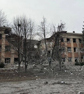 Російські окупанти вдарили по навчальному закладу на Харківщині