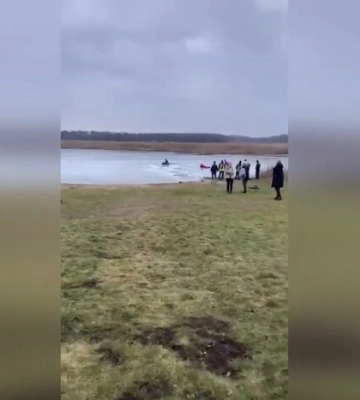 На Київщині дитина провалилась під кригу та загинула (відео)