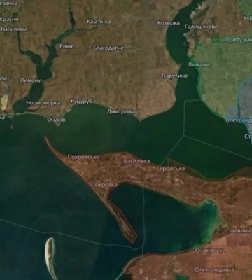 Кинбурнскую косу сейчас больше контролирует Россия – ВСУ