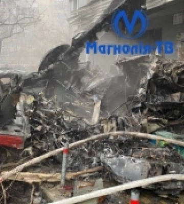 У Броварах біля дитсадка упав гвинтокрил