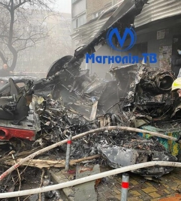 Падіння гвинтокрила у Броварах: влада повідомила подробиці