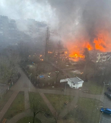 В Броварах под Киевом вертолет упал на детсад: пострадали пять человек