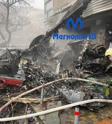 Падіння гвинтокрила у Броварах: загинуло керівництво МВС — Монастирський і Єнін