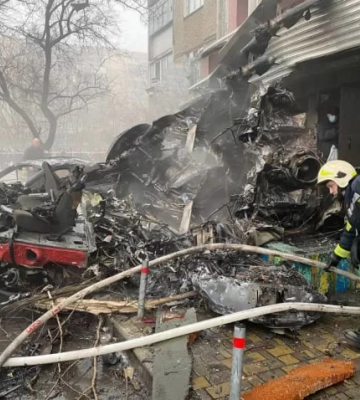 Унаслідок авіакатастрофи загинуло керівництво МВС України: загалом 16 жертв, серед яких 2 дітей