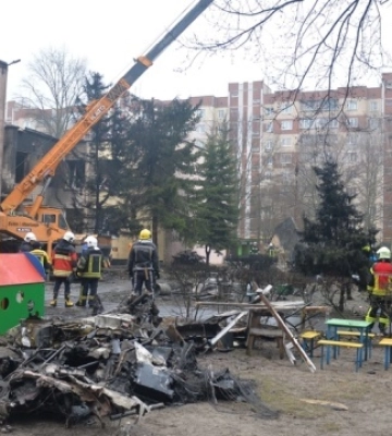 Падение вертолета: в Броварах организовали оперативный штаб помощи