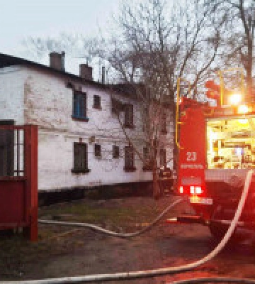 У Борисполі на Київщині під час ліквідації пожежі рятувальники виявили тіло чоловіка