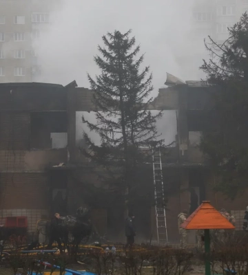 Гвинтокрил, який розбився в Броварах, летів у Харківську область