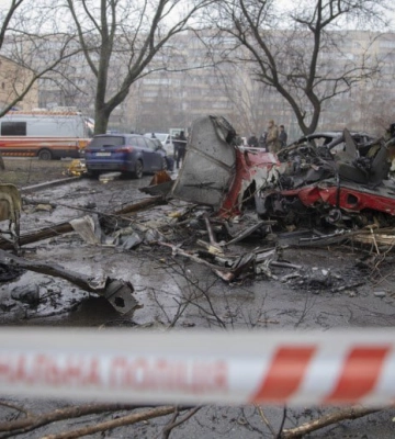 Зеленський про падіння гелікоптера в Броварах: Це все наслідки війни