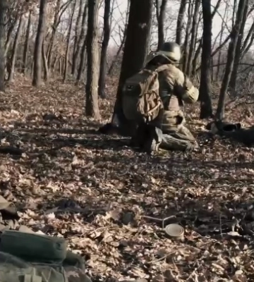 Бойцы полка Калиновского показали штурм позиций оккупантов под Бахмутом — видео
