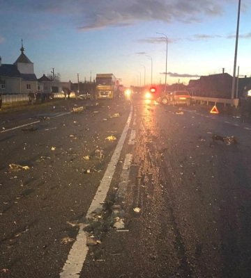 Потрійна ДТП у Дубенському районі: загинув водій легковика