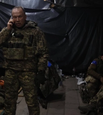 Командувач Сухопутними військами Сирський прибув на фронт у Бахмут та Соледар