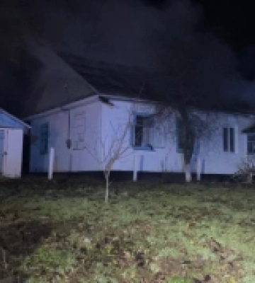 У селі на Кореччині горів житловий будинок