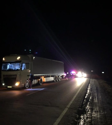 На Стрийщині вантажівка насмерть збила 37-річного пішохода