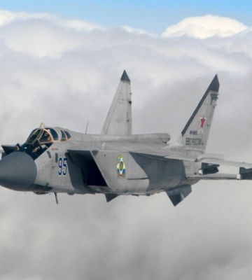 У Білорусі спалахнув російський винищувач МіГ-31К: деталі