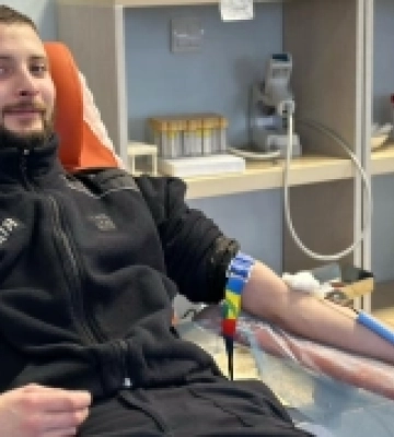 Ужгородські патрульні долучилися до акції «Здай кров — врятуй життя»