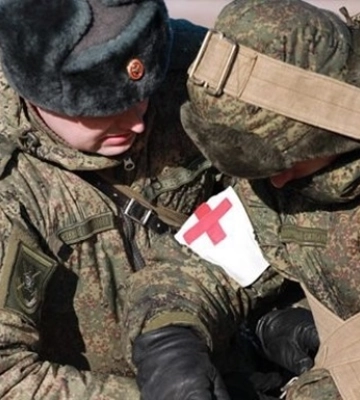 В помещении роддома. В Луганской области оккупанты развернули «полевой госпиталь»
