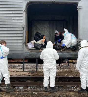 Следователи Харьковщины берут костный мозг у погибших для экспертизы ДНК