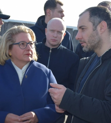 Міністерка розвитку Німеччини Шульце відвідала Одесу, пообіцяла ще €52 млн допомоги Україні