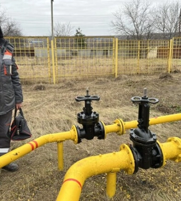 В деоккупированном селе Дергачевской громады возобновили газоснабжение
