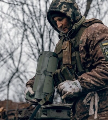 Карта боевых действий в Украине 21 января