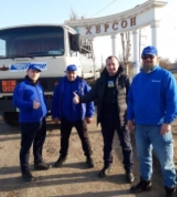 Херсонському водоканалу благодійники передали бензовоз
