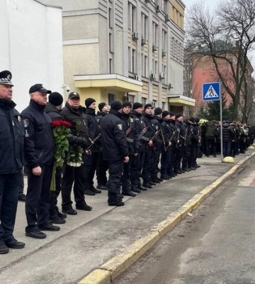 Катастрофа у Броварах: у Києві проходить прощання з загиблим керівництвом МВС