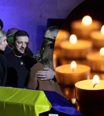 Україна втрачає найкращих: Зеленський на церемонії прощання із загиблими співробітниками МВС