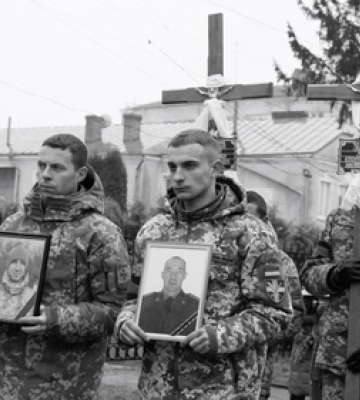 У Луцьку в останню путь провели Героїв Руслана Макарчука та Ігоря Небося 