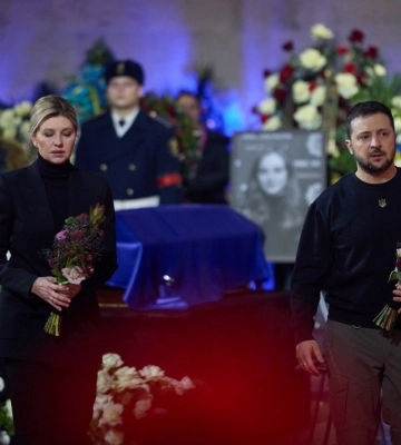 У Броварах попрощалися з 5-річною дівчинкою та її мамою, які загинули під час авіакатастрофи 18 січня