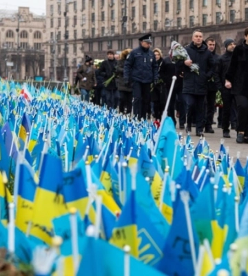 У Києві попрощалися з керівництвом МВС України, яке загинуло в авіакатастрофі (фотогалерея)