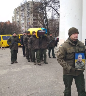 Сьогодні сумчани попрощалися із захисником України