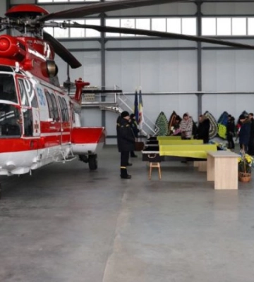У Ніжині попрощалися із пілотами-рятувальниками, які загинули у Броварах