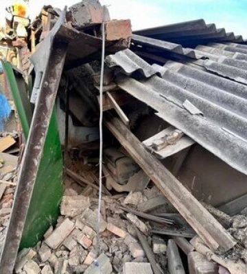 Упродовж ночі росіяни тричі обстріляли Нікопольщину з важкої артилерії, найбільше постраждав Марганець