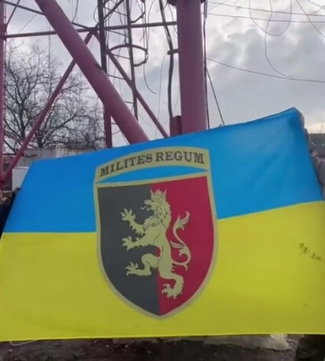 Військові надіслали вітання з Днем Соборності з українського Бахмута