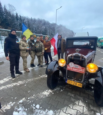 Українсько-польський кордон перетнули учасники автоперегонів Rallye Monte-Carlo