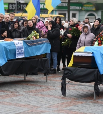 Рівняни попрощалися з двома героями (ФОТО)