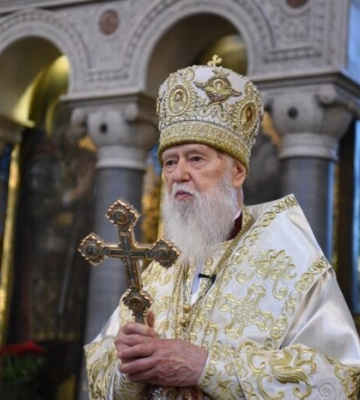 День народження Патріарха Філарета: у Володимирському соборі відслужили літургію