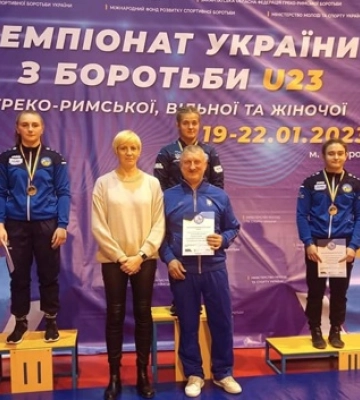 Спортсменки з Кривого Рогу здобули золоту та бронзову медалі на Чемпіонаті з вільної боротьби