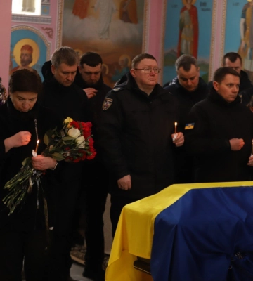 На Хмельниччині попрощались із заступницею керівника Патронатної служби МВС України Тетяною Шутяк